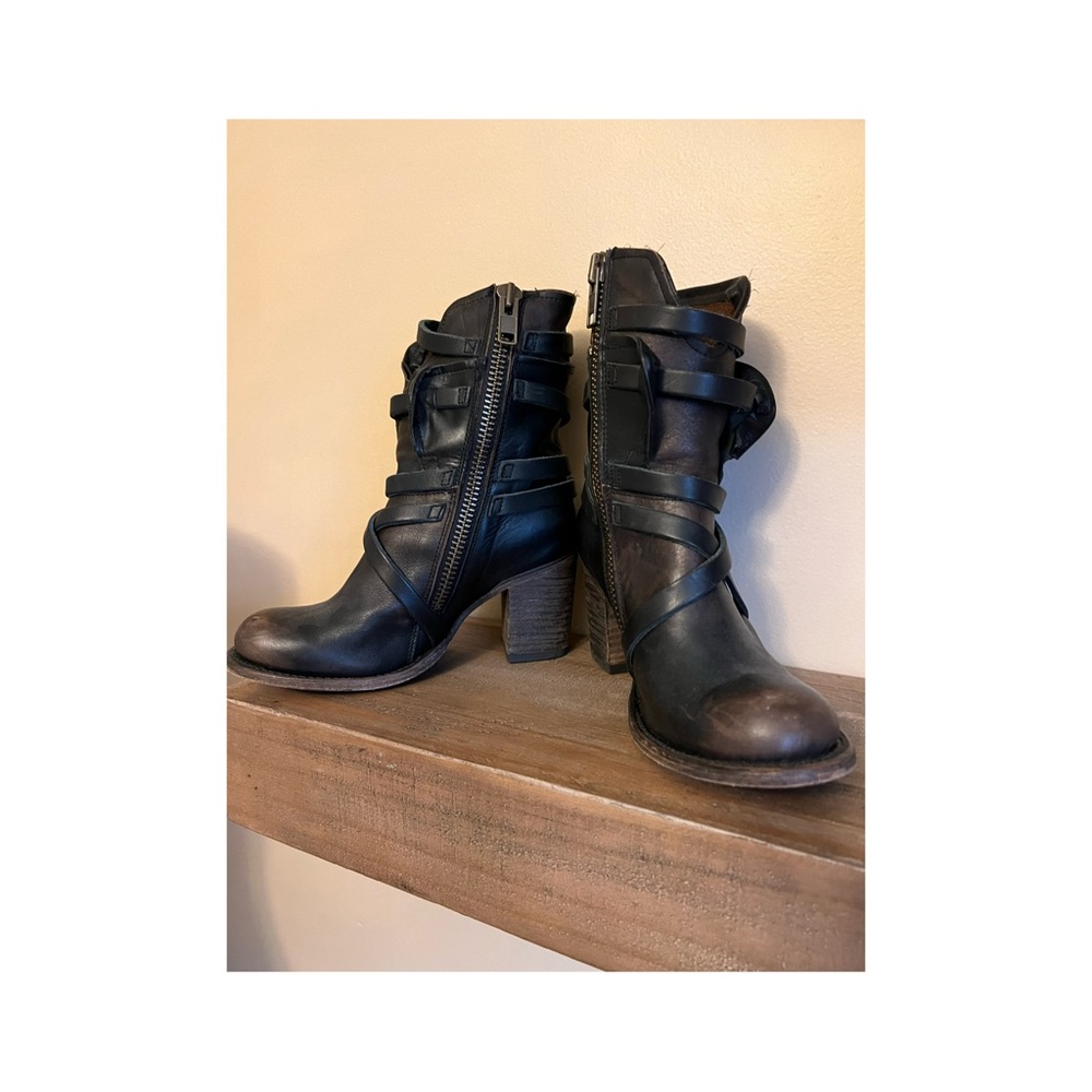 Freebird Baker Boot Black Size 7
